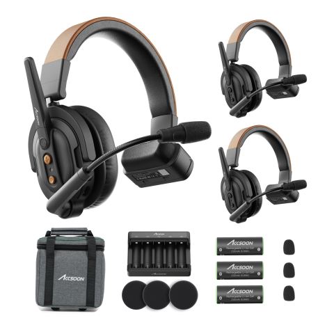 Accsoon CoMo SE 2.4GHz Wireless Intercom System (3 users)